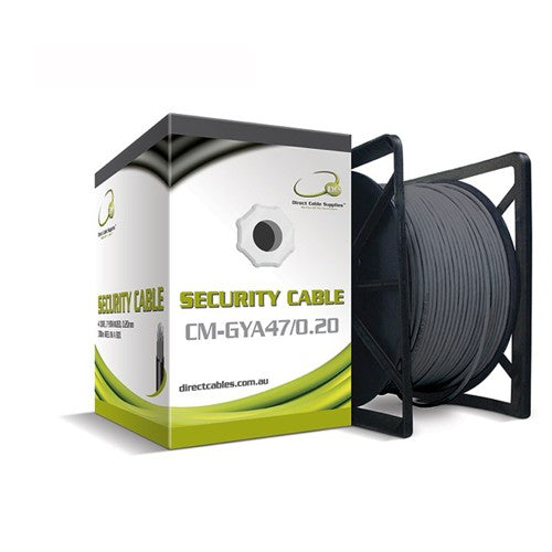 4 Core Security Cable 7/0.20mm-GREY-300M