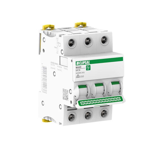 CLIPSAL MX9MC363 63AMP Three Pole Circuit Breaker 6KA