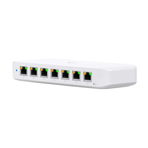 Ubiquiti Ultra 42W, Compact Layer 2, 8-port GbE PoE Switch, Versatile Mounting Options, 7 PoE/PoE+ No Power Supply, PoE++ Input,