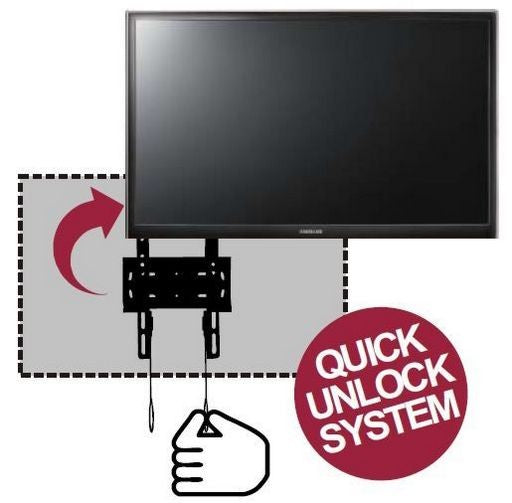 35Kg 13"–37” SLIM-PULL FIXED TV WALL BRACKET